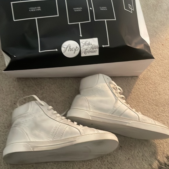 New without box.SAINT LAURENT HIGHTOP SNEAKERS SIZE 40 - Picture 7 of 10